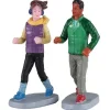 Lemax 02921 - Autumn Jog, Set Of 2 - Figurines