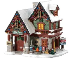 Lemax 85328 - Backwoods Snowshoe Rental Shop - Vail Village