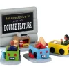 Lemax 33616 - Backyard Drive-In, Set Of 4 - Table Pieces