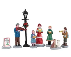 Lemax 02949 - Baily's Music School Carolers, Set Of 8 - Figurines