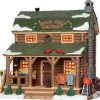Lemax 25389 - Big Cat Cabin - Vail Village Christmas Houses & Buildings