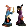 Lemax 72490 - Black Cat Millinery, Set Of 2 - Spooky Town Figurines