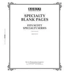 Scott Blank Pages Specialty Border (20 Pages)