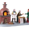 Lemax 94530 - Bread Bakers, Battery-Operated (4.5-Volt) - Table Pieces