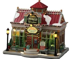 Lemax 25867 - Caddington Conservatory Gardens, With 4.5-Volt Ad - Caddington Village Christmas Houses & Buildings