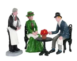 Lemax 02925 - Cafe Society, Set Of 4 - Figurines