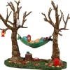 Lemax 23593 - Camping Hammock Buddy - Christmas Village Table Pieces