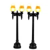 Lemax 34071 - Candy Corn Street Light, Set Of 2, Battery-Operated (4.5-Volt) - Spooky Town Accessories