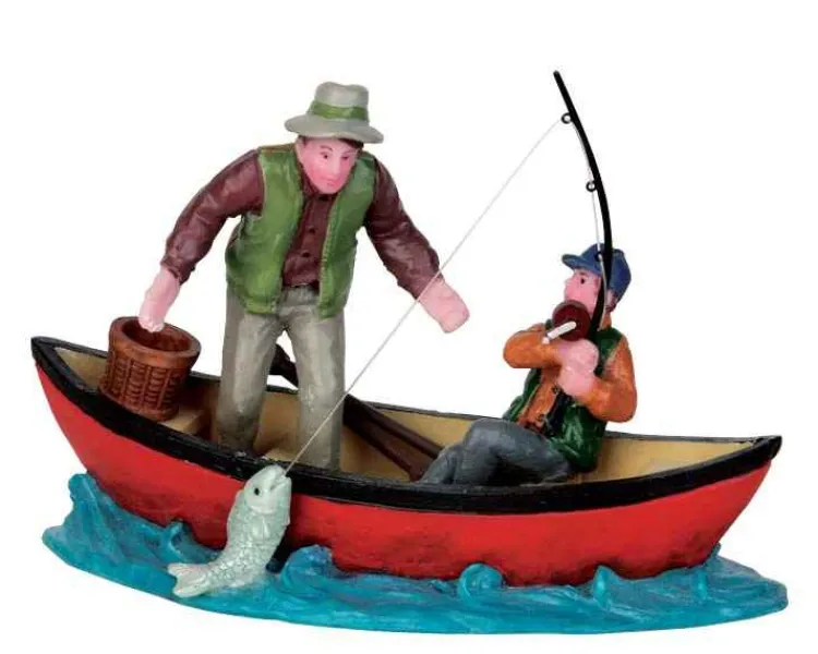 Lemax 52344 - Canoe Catch - Christmas Figurines