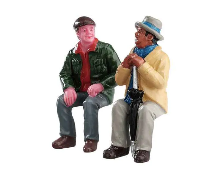 Lemax 72507 - Chatting With Old Friends, Set Of 2 - Figurines