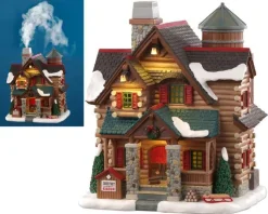 Lemax 05641 - Chestnut Cabin, With 4.5-Volt Adaptor - Vail Village
