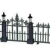 Lemax 24534 - Classic Victorian Fence, Set Of 7 - Christmas Village Misc. Accessories