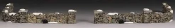 Lemax 93304 - Colonial Stone Wall, Set Of 10 - Christmas Village Misc. Accessories