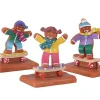 Lemax 12056 - Cookie Boarding, Set Of 3 - Sugar N Spice Figurines