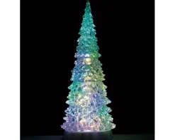 Lemax 94510 - Crystal Lighted Tree, 4 Color Changeable & Color Transformation, Xl, Battery-Operated (4.5-Volt) - Trees