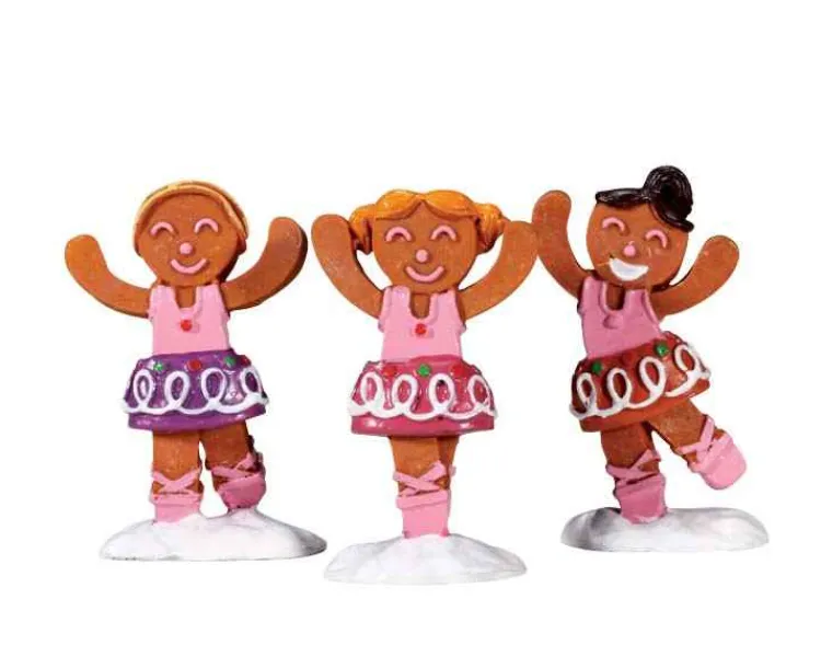 Lemax 72481 - Dancing Sugar Plums, Set Of 3 - Sugar N Spice Figurines