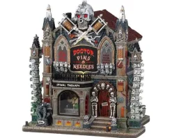 Lemax 95443 - Doctor Pins & Needles, With 4.5-Volt Adaptor - Spooky Town Houses