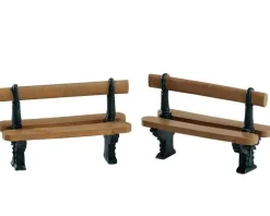 Lemax 74235 - Double Seated Bench, Set Of 2 - Misc. Accessories