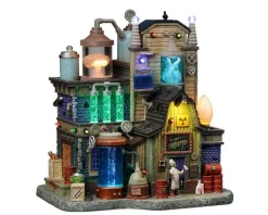 Lemax 25844 - Dr. Gory's Laboratory, With 4.5-Volt Adaptor - Spooky Town Halloween Village Houses & Buildings