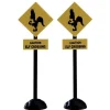 Lemax 74238 - Elf Crossing Sign, Set Of 2 - Misc. Accessories