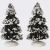 Lemax 44234 - Evergreen Tree, Set Of 2, Small - Christmas Village Trees