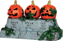 Lemax 44750 - Evil Pumpkins - Spooky Town Halloween Village Accessories