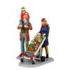 Lemax 22124 - Family Holiday Shopping Spree, Set Of 2 - Christmas Village Figurines