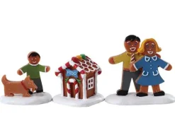 Lemax 72569 - Fido's New House, Set Of 3 - Sugar N Spice Figurines