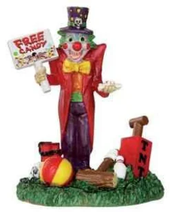 Lemax 32102 - Free Candy Clown - Spooky Town Halloween Village Figurines