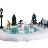 Lemax 24951 - Frosty Goes Ice Skating, Battery-Operated (4.5-Volt) - Christmas Village Table Pieces
