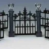 Lemax 44139 - Gargoyle Fence, Set Of 5 - Spooky Town Halloween Village Accessories