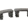 Lemax 84370 - Gargoyle Stone Benches, Set Of 2 - Spooky Town Accessories