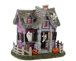 Lemax 34080 - Ghost Cottage, Battery-Operated (3V) - Spooky Town Accessories