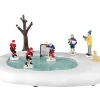 Lemax 34085 - Girls Play Hockey, Too!, Battery-Operated (4.5-Volt) - Table Pieces