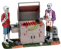 Lemax 54912 - Gory Grillin , Battery-Operated (4.5V) - Spooky Town Accessories
