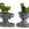Lemax 04714 - Haunted Topiary, Set Of 2 - Spooky Town Accessories