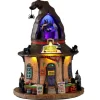 Lemax 15794 - Helga's Hats, Battery-Operated (4.5-Volt) - Spooky Town Halloween Village Houses & Buildings