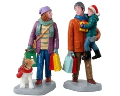 Lemax 12016 - Holiday Shoppers, Set Of 2 - Figurines