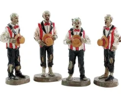 Lemax 82562 - Horrific Harmonies, Set Of 4 - Spooky Town Figurines