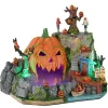 Lemax 14824 - Isle Of Creepy Jacks, With 4.5-Volt Adaptor - Spooky Town Halloween Village Accessories