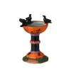 Lemax 24943 - Jack-O-Lantern Birdbath - Spooky Town Halloween Village Accessories