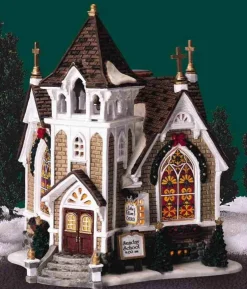 Lemax 45069 - Little River Church - Harvest Crossing Christmas Houses & Buildings