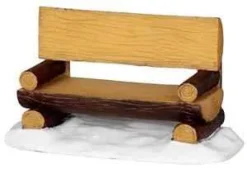 Lemax 34617 - Log Bench - Christmas Village Misc. Accessories