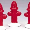 Lemax 34971 - Metal Fire Hydrant, Set Of 3 - Christmas Village Misc. Accessories