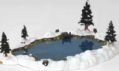 Lemax 94387 - Mill Pond, Set Of 6 - Christmas Village Landscape Items