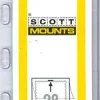 Scott 28 Mm X 215 Mm Strip Clear Mount (22 Mounts)