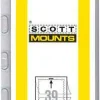 Scott 39 Mm X 215 Mm Strip Clear Mount (15 Mounts)