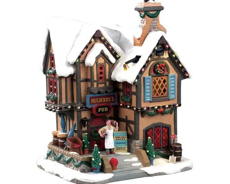 Lemax 95469 - Mulberry's Pub, With 4.5-Volt Adaptor - Caddington Village