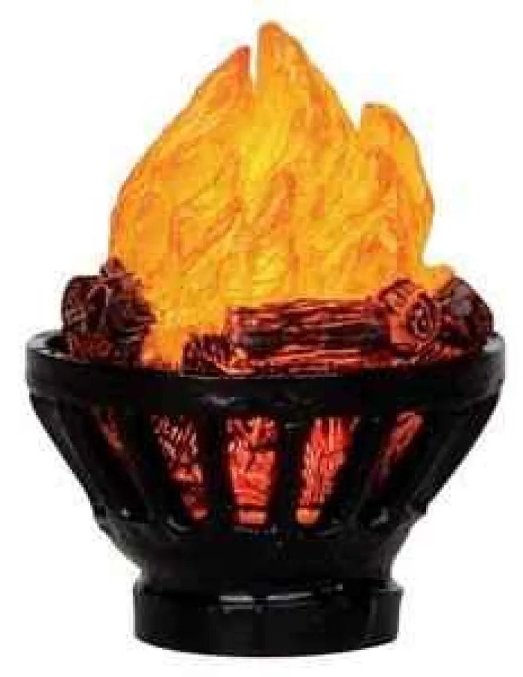 Lemax 24544 - Outdoor Fire Pit, Battery-Operated (4.5V) - Christmas Village Misc. Accessories