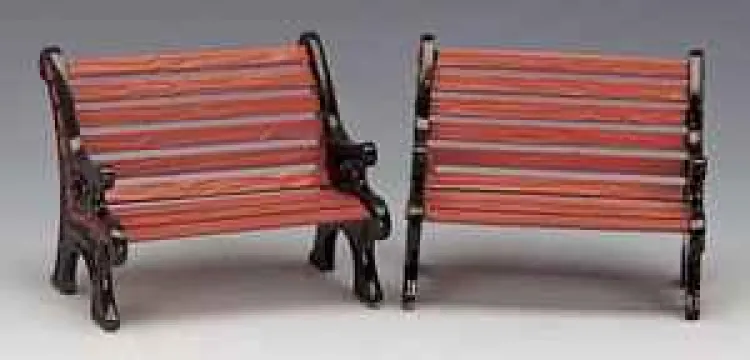 Lemax 34895 - Park Bench, Set Of 2 - Christmas Village Misc. Accessories